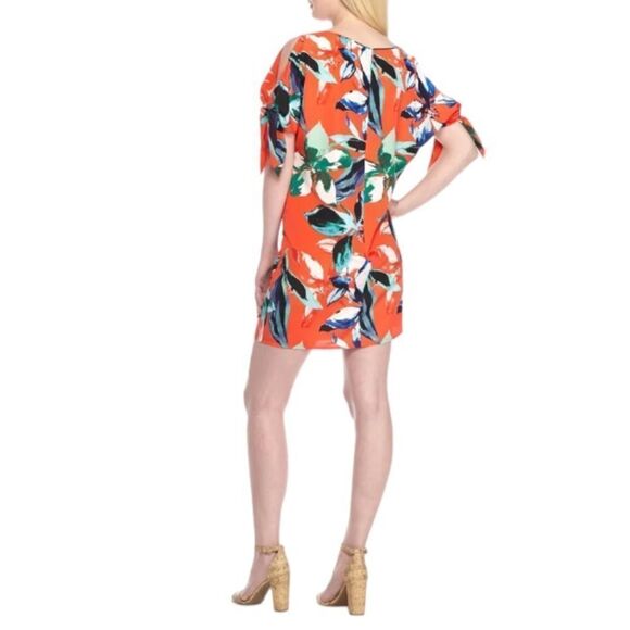 Vince Camuto Cold Shoulder Floral Printed Shift Dress Size 16 NWT MSRP $148 - Picture 3 of 16